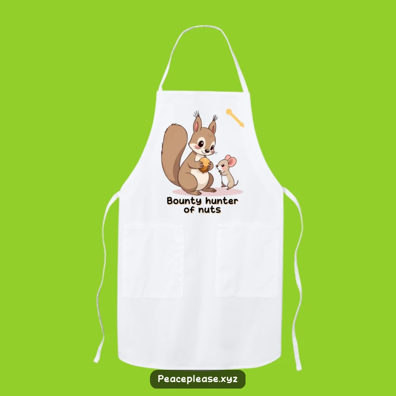 Funny Squirrel and Mouse Apron: Cute Woodland Chef Gift
