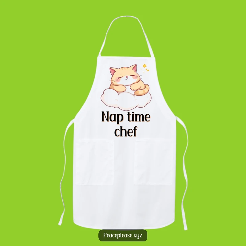 Funny Cat Cloud Apron: Hilarious Kitchenwear for Dreamy Cooks Gift
