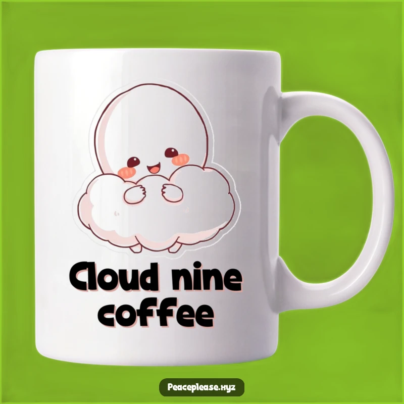 Funny Peace Cloud Hug Mug: Embrace Serenity with this Resolved Character Gift