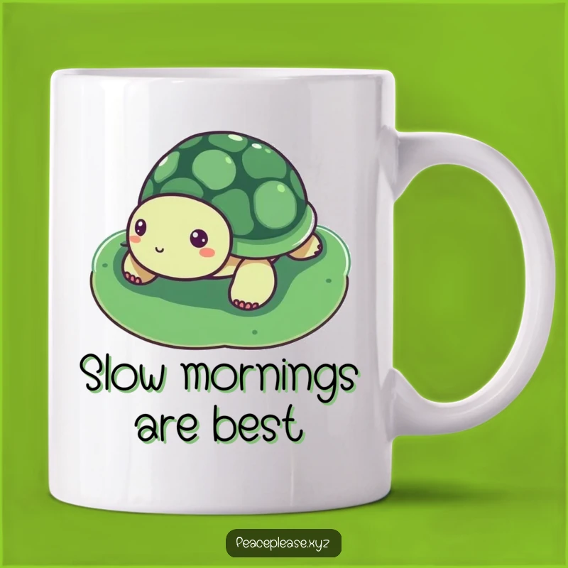 Funny Turtle Mug: Peaceful Floater, Relaxing & Hilarious Gift