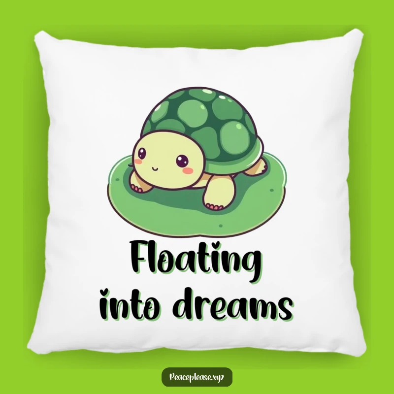 Funny Turtle Pillow: Cozy Calm, Hilarious Accent
