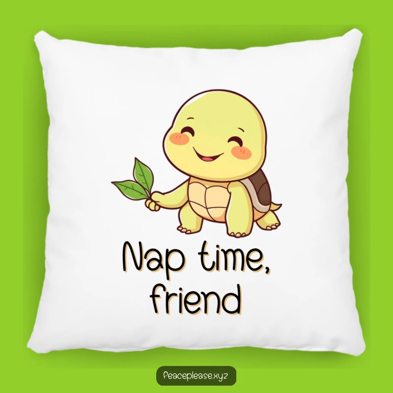 Funny Turtle Friend Pillow: Cozy Comfort & Smiles, Ideal Funny Gift