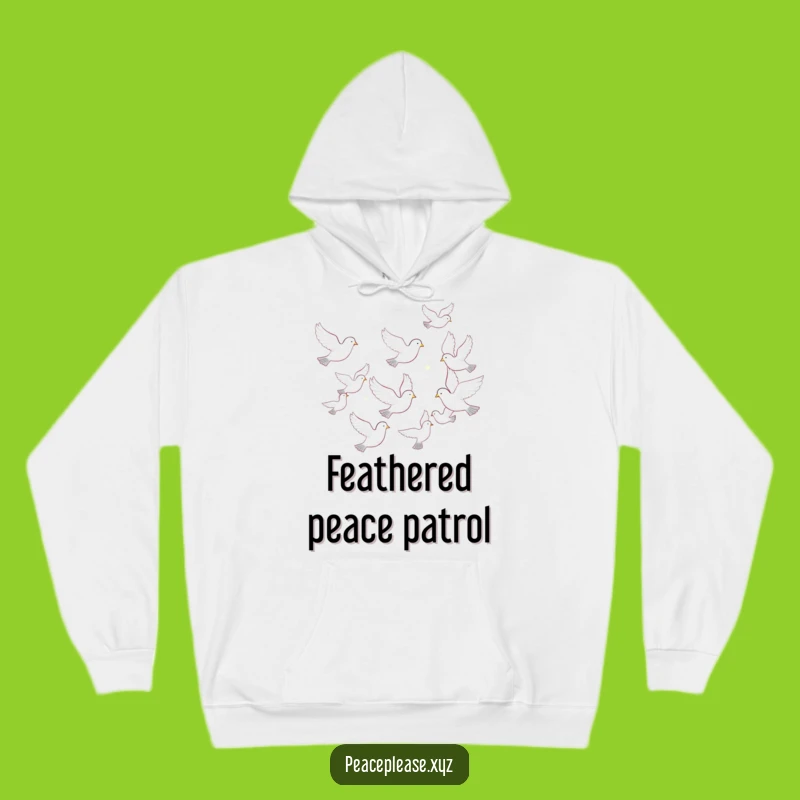 Funny Dove Flock Hoodie: Cozy Up with Peace, The Ultimate Serene Funny Gift