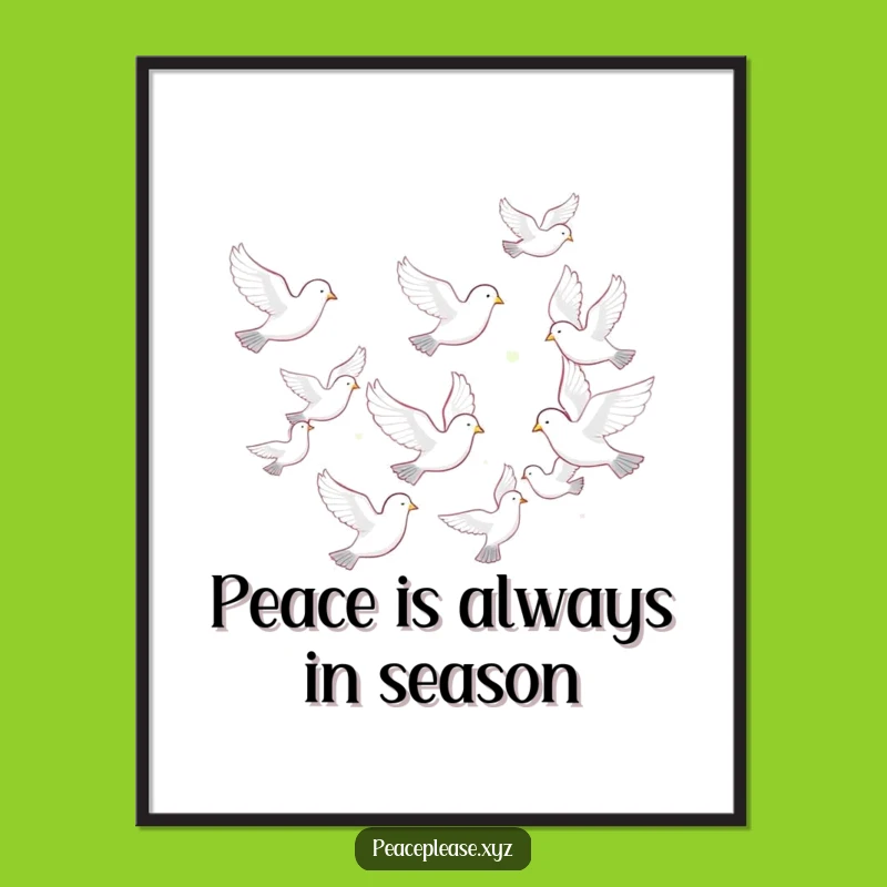 Free Printable Dove Art: Peaceful & Funny Downloadable Wall Art for Serene Decor