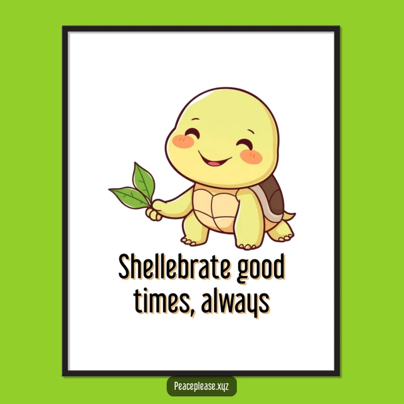 Free Printable Turtle Art: Funny Downloadable Wall Art for Charming & Whimsical Decor