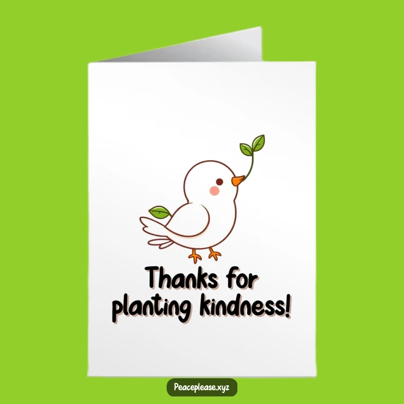 Free Printable Thank You Card: Dove of Gratitude & New Beginnings!