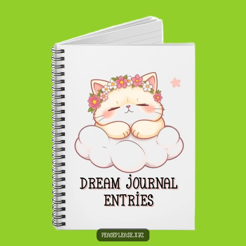 Funny Cat Cloud Nap Notebook: Snoozing Feline Journal for Dreamy Thoughts