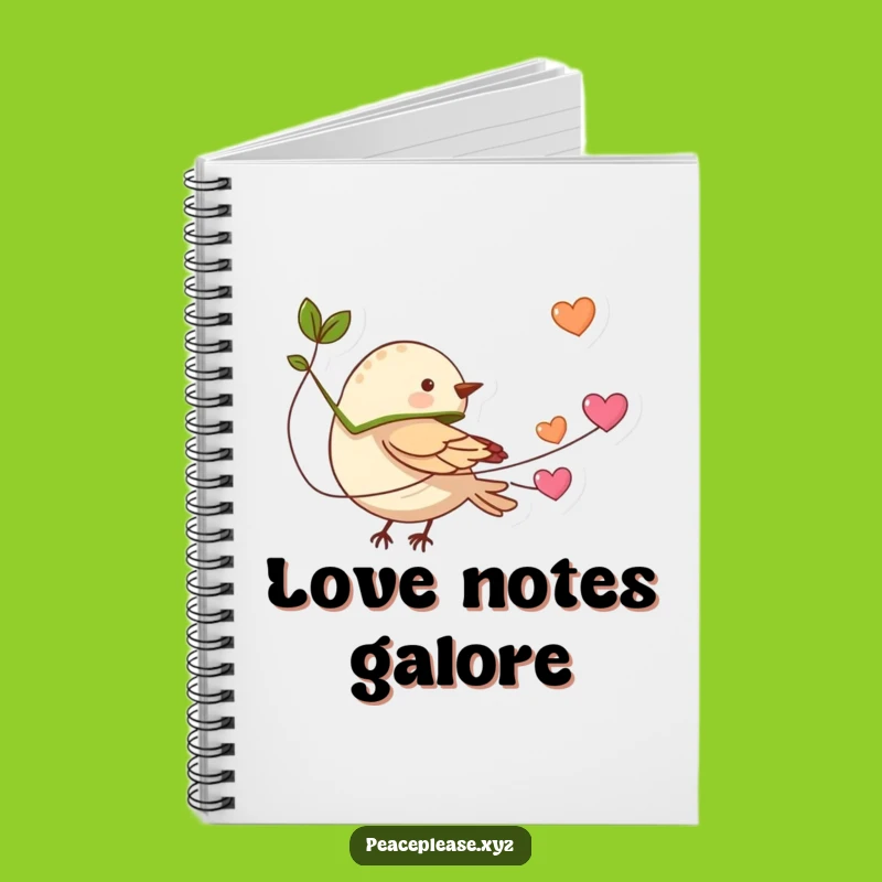 Funny Bird Heart Flight Notebook: Tiny Hero Journal for Loving Notes