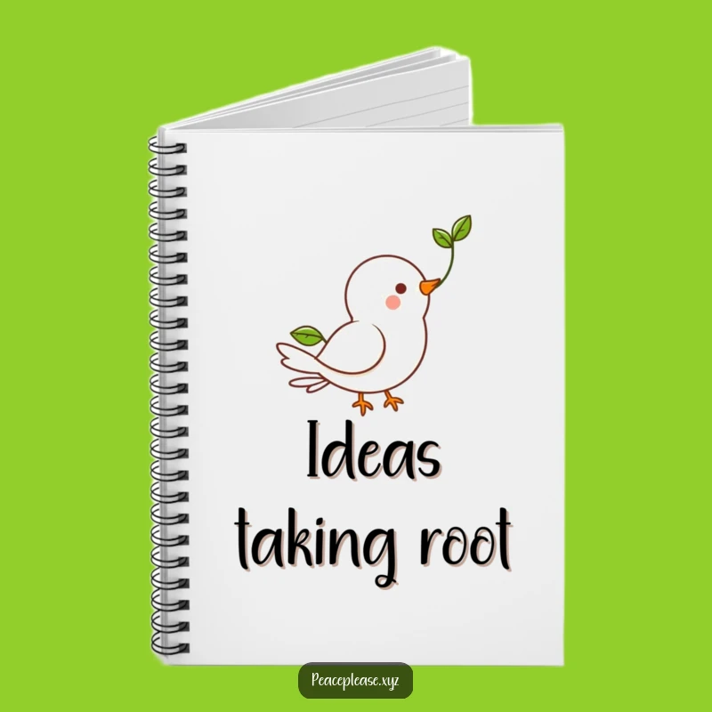 Funny Dove Sprout Notebook: Journal Your Hopes with this Adorable Book