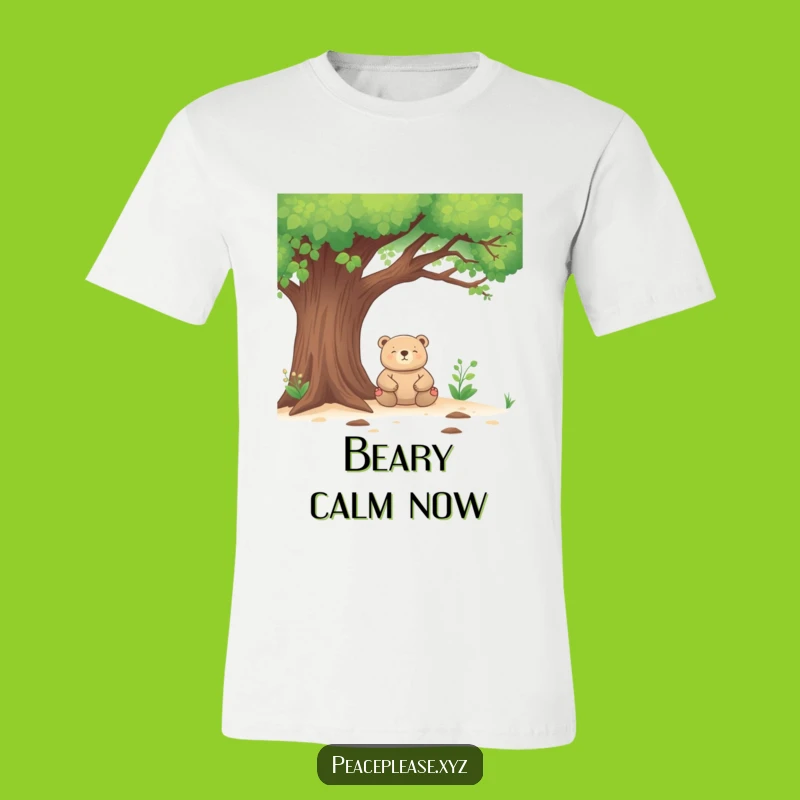 Funny Yogi Bear T-Shirt: Meditating in Nature, Hilarious Peaceful Gift