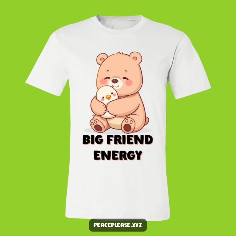 Funny Bear Hug T-Shirt: Adorable Animal Friendship, The Ultimate Funny Gift Tee
