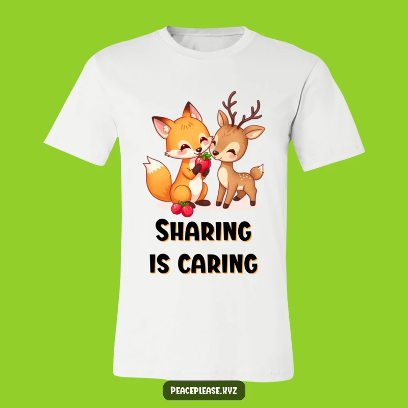 Funny Fox & Deer T-Shirt: Woodland Buddies, The Ultimate Funny Sharing Gift